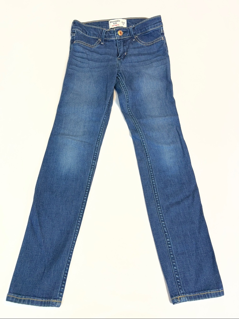 Abercrombie kids jean dark wash leggings size 11/12.